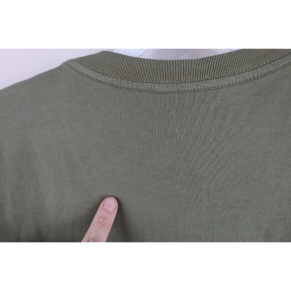 Everlane Mens Size Large Faded Blank Cotton Short Sleeve T-Shirt Green USA - Picture 10 of 13